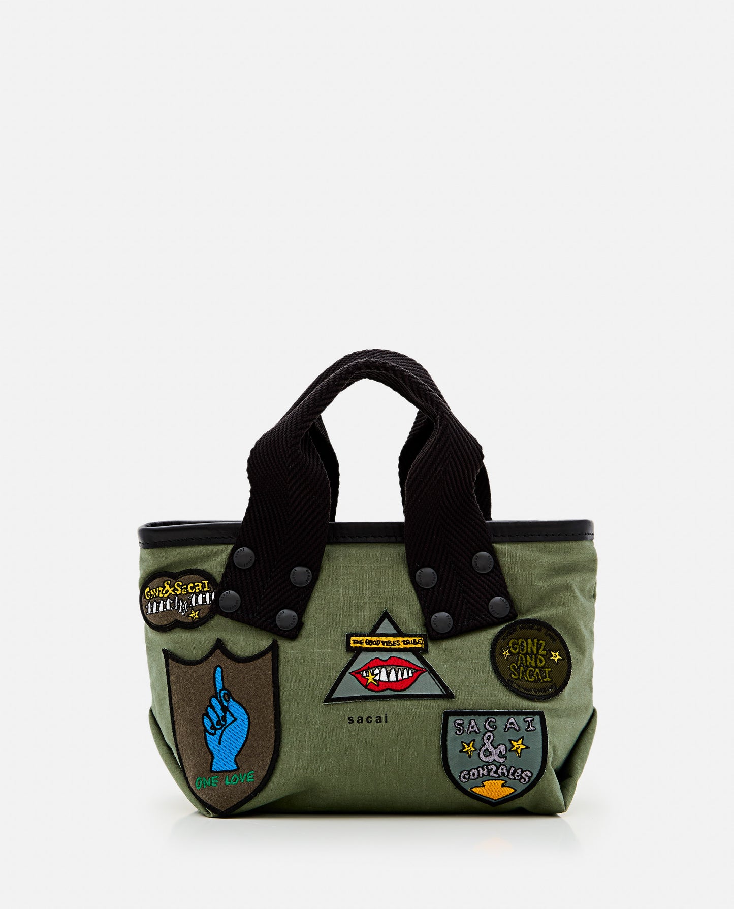 Sacai Women Sacai X Marc Gonzales Small Patch Tote Bag SACAI