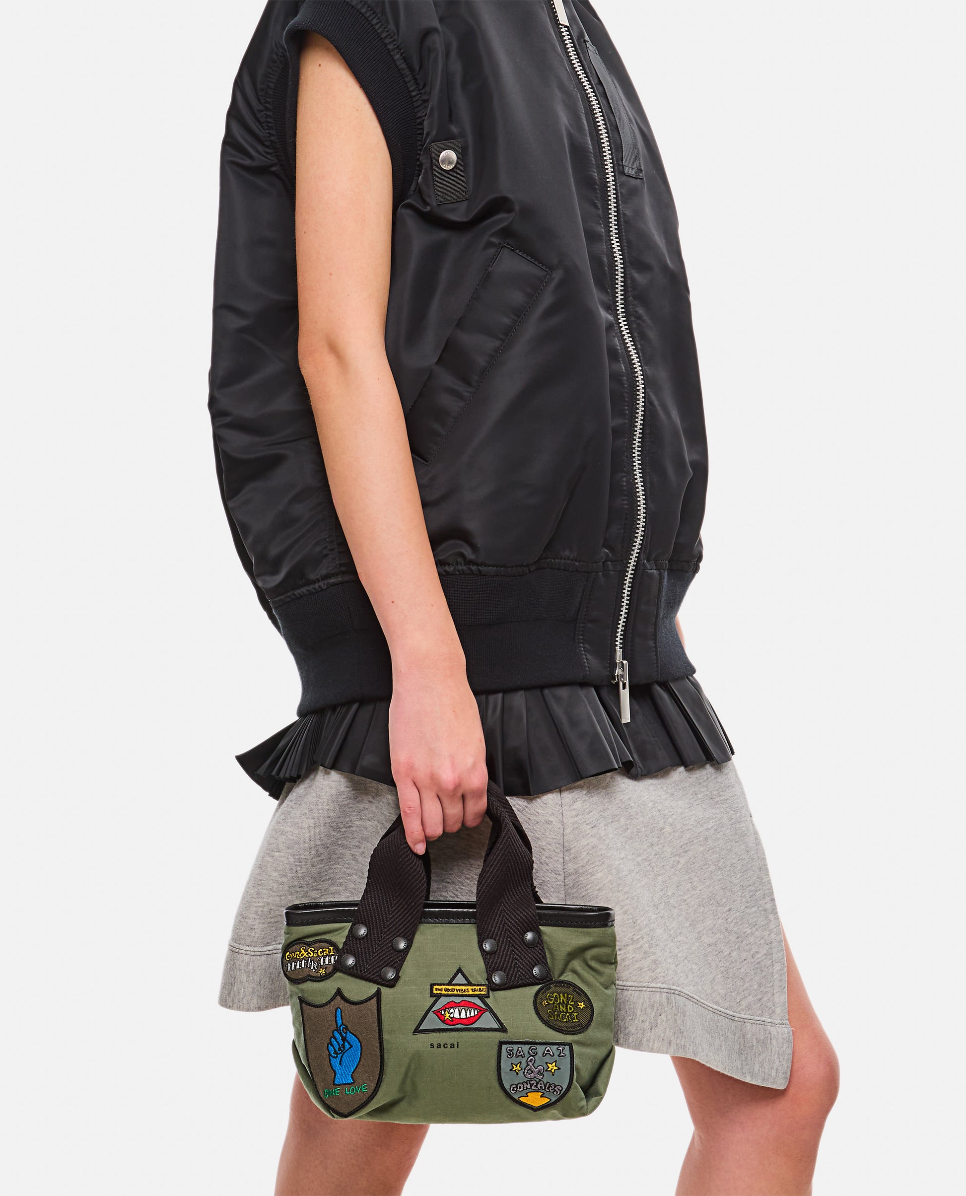 Sacai Women Sacai X Marc Gonzales Small Patch Tote Bag SACAI