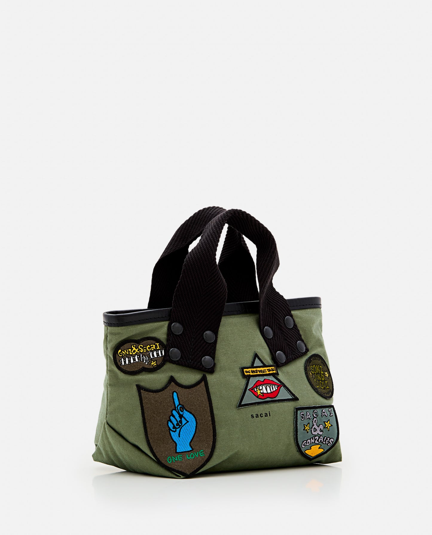 Sacai Women Sacai X Marc Gonzales Small Patch Tote Bag SACAI