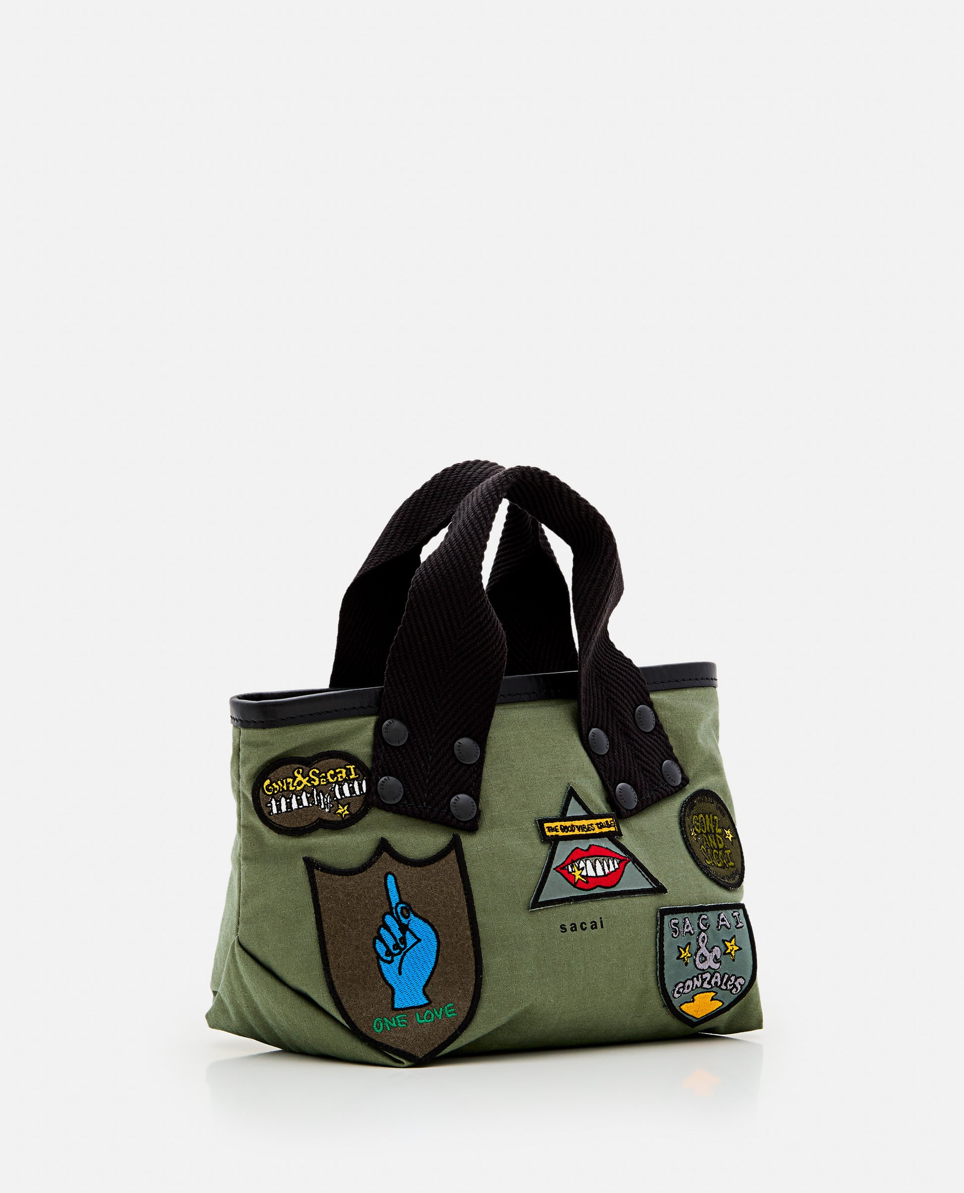 Sacai Women Sacai X Marc Gonzales Small Patch Tote Bag SACAI