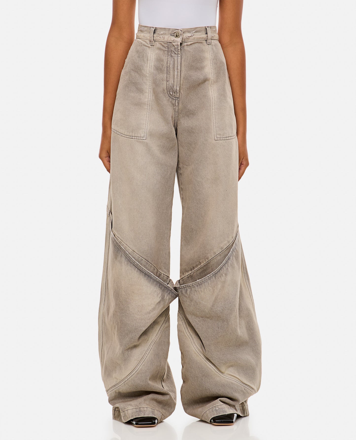 The Attico Women Oversize Denim Pants THE ATTICO