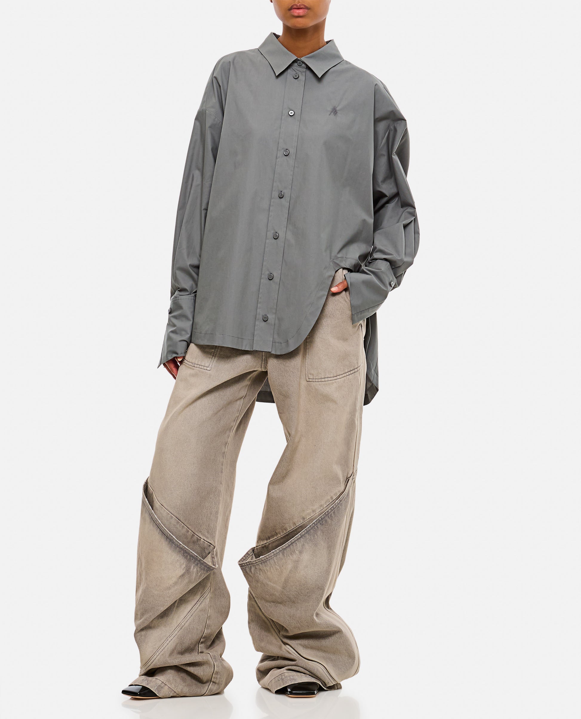The Attico Women Oversize Denim Pants THE ATTICO