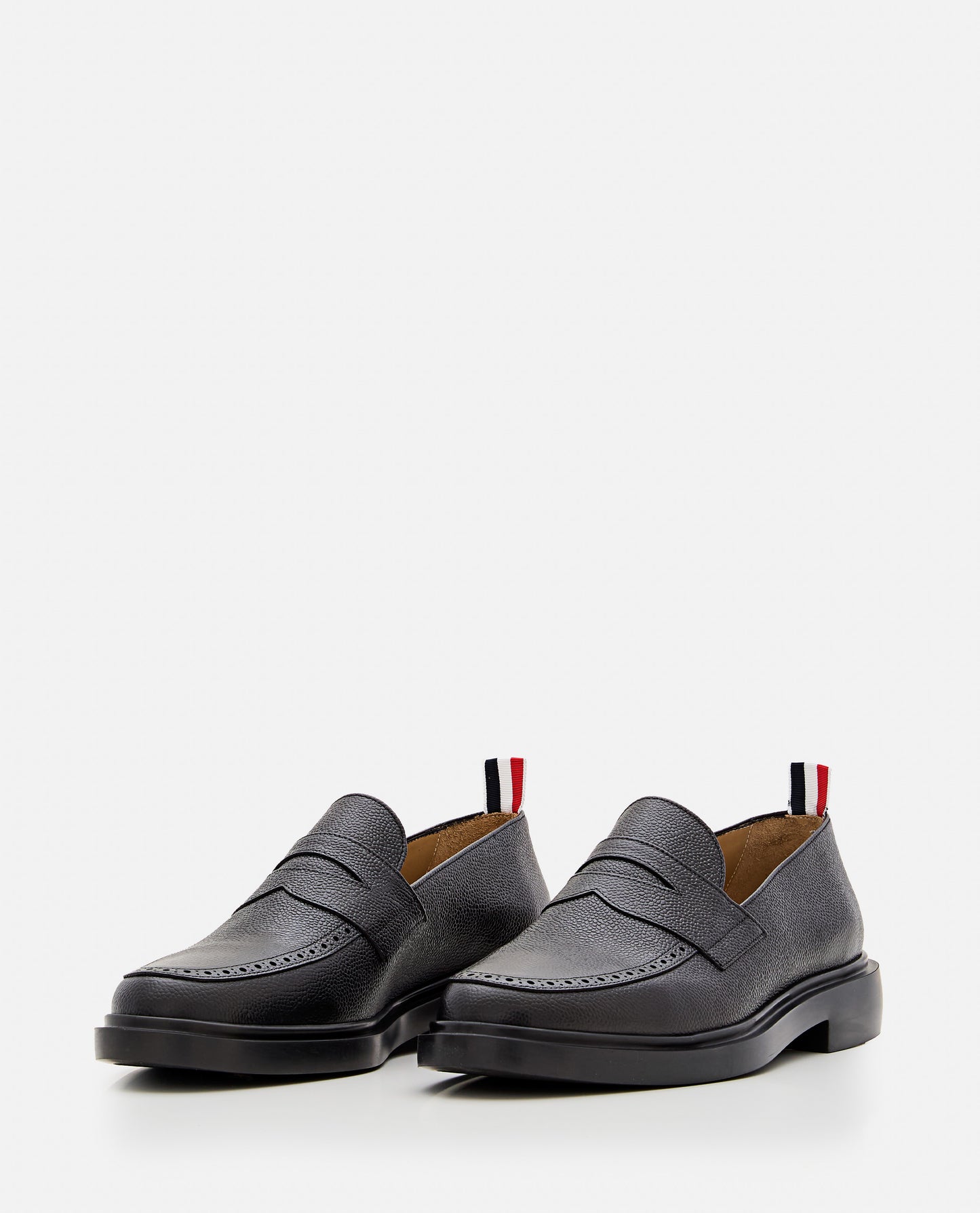 Thom Browne Men Penny Leather  Loafer THOM BROWNE