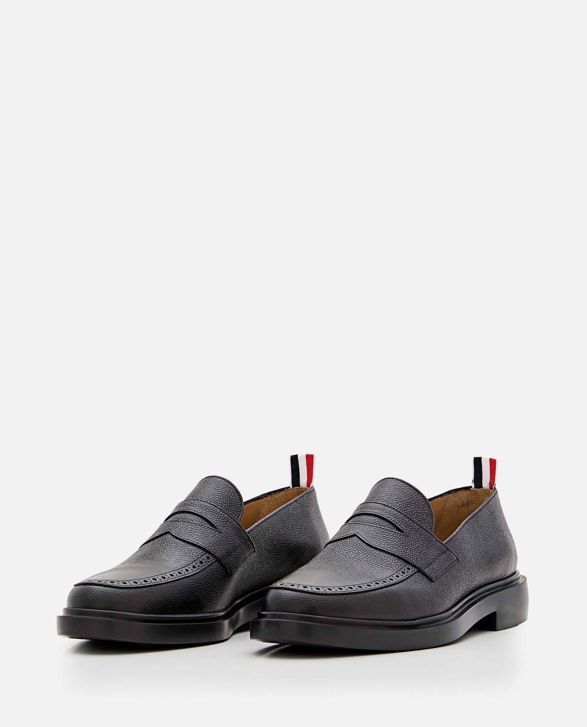 Thom Browne Men Penny Leather  Loafer THOM BROWNE