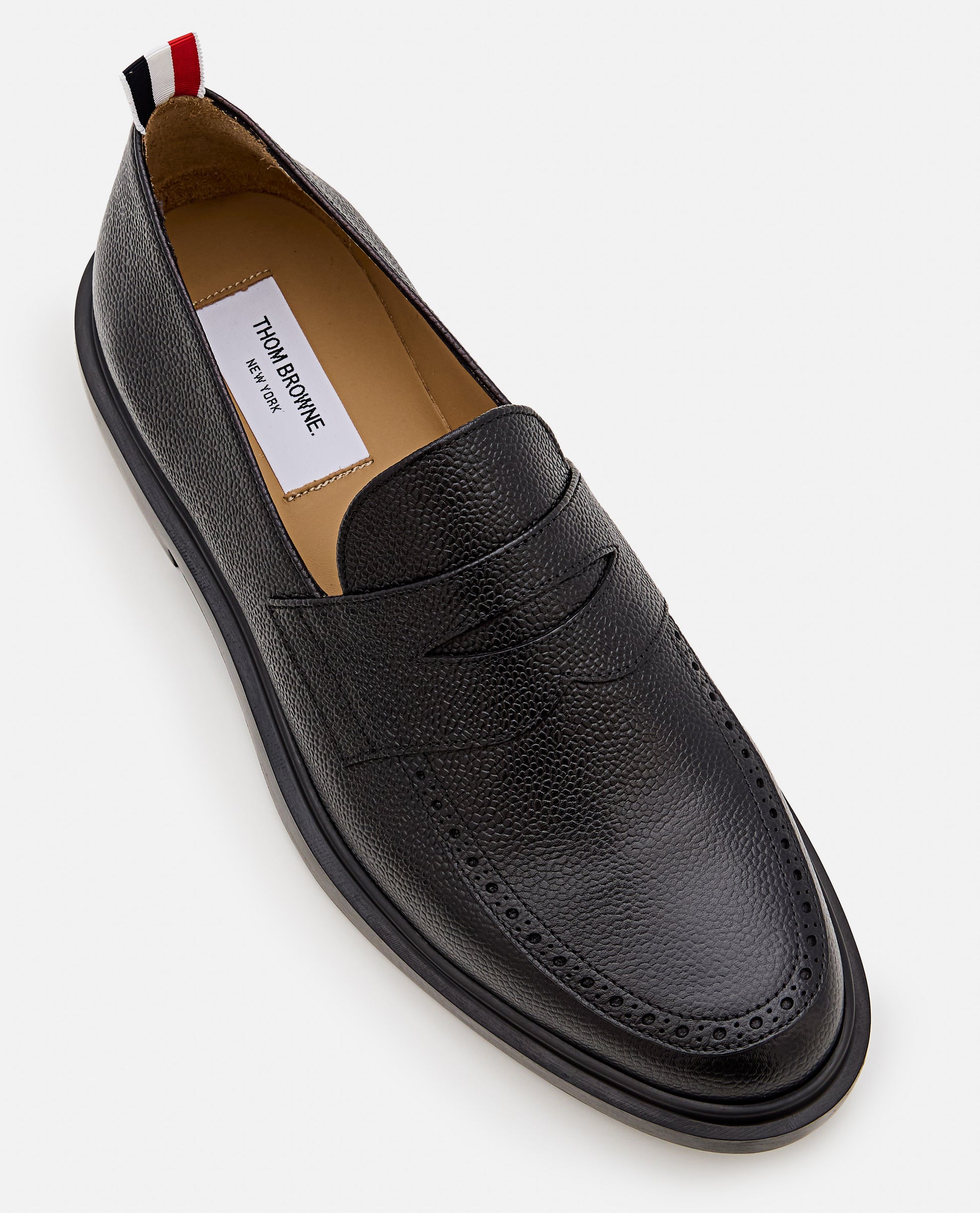 Thom Browne Men Penny Leather  Loafer THOM BROWNE
