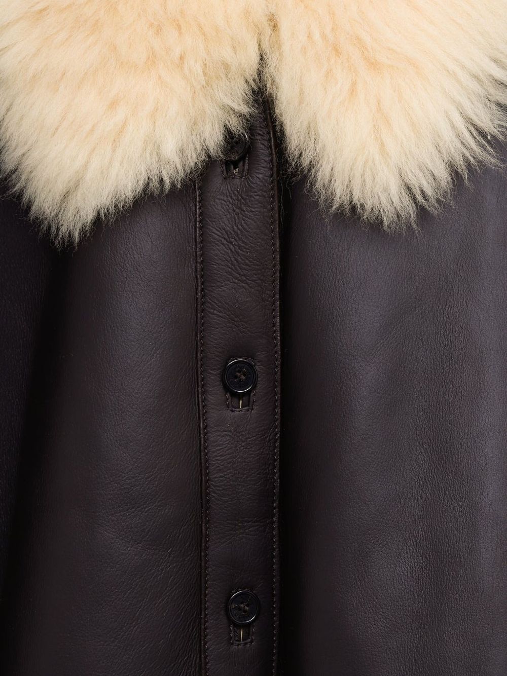 Acne Studios Women Leather Shearling Jacket ACNE STUDIOS
