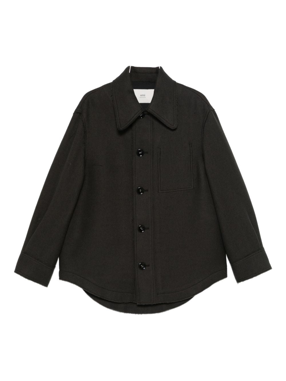 Ami Paris Women Wool Shirt Jacket AMI PARIS