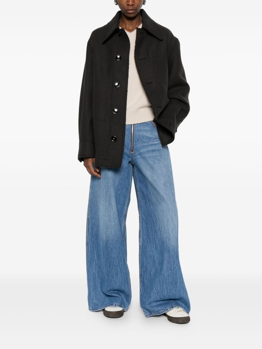 Ami Paris Women Wool Shirt Jacket AMI PARIS