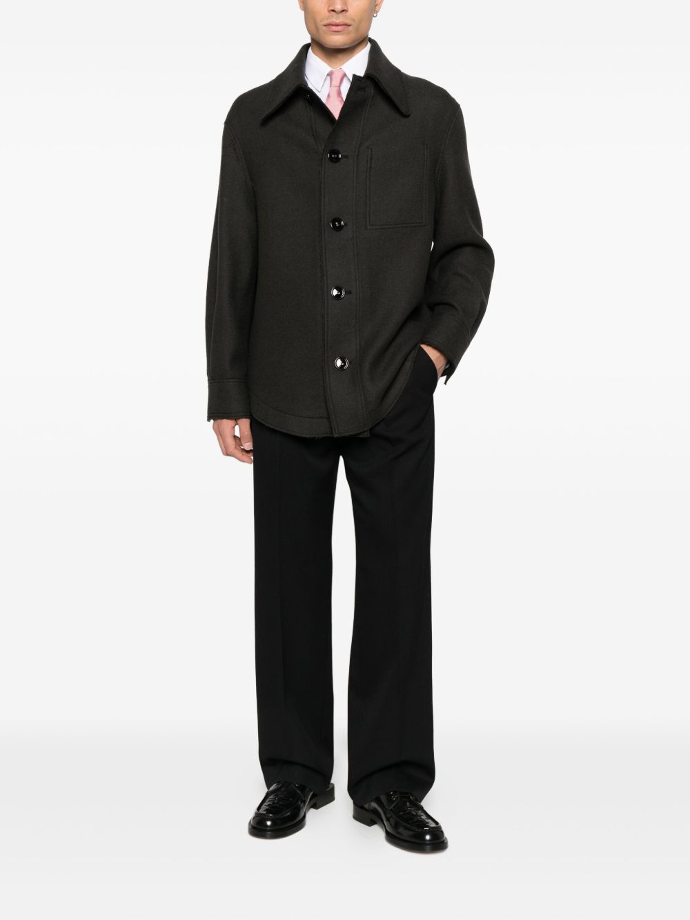 Ami Paris Women Wool Shirt Jacket AMI PARIS
