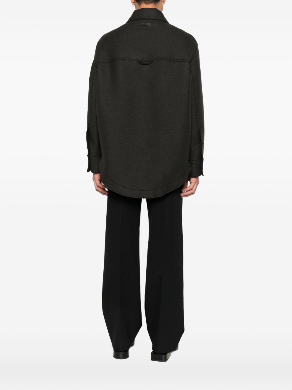 Ami Paris Women Wool Shirt Jacket AMI PARIS