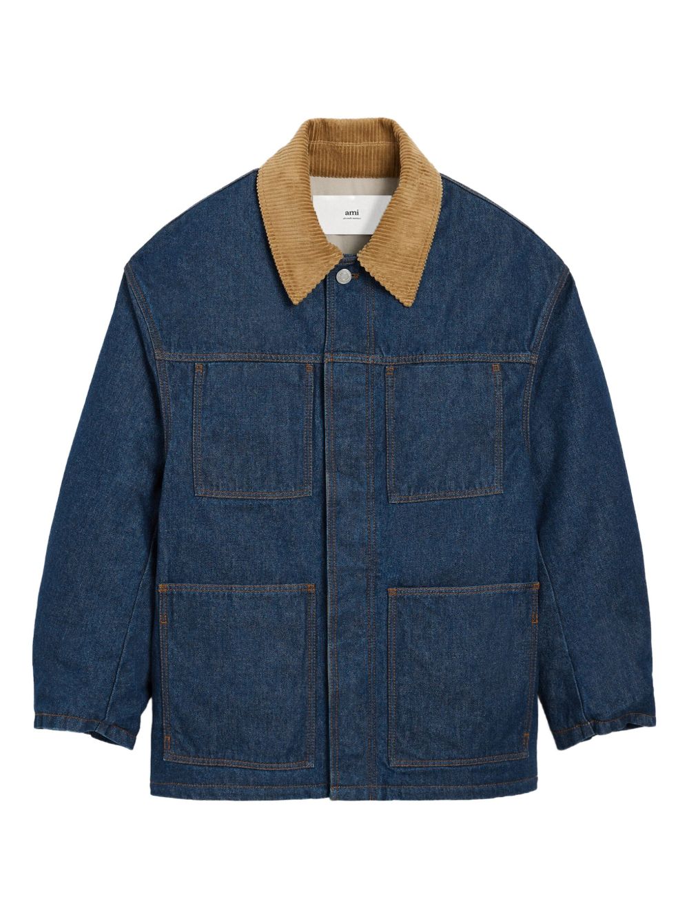 Ami Paris Men Worker Denim Jacket AMI PARIS
