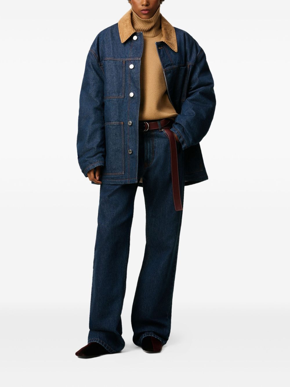 Ami Paris Men Worker Denim Jacket AMI PARIS