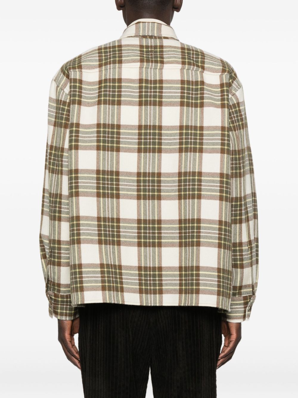 Ami Paris Men Wool Checked Overshirt AMI PARIS
