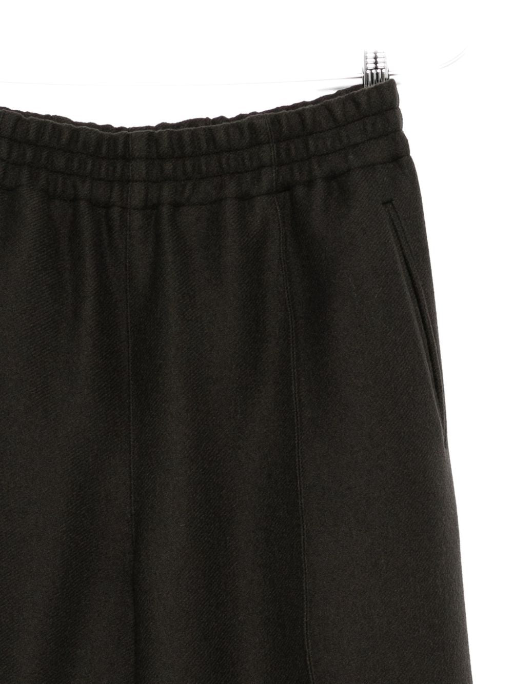 Ami Paris Women Wool Wide-Leg Trousers