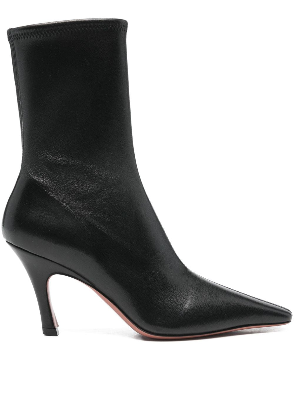 Amina Muaddi Women Jamie Leather Boots AMINA MUADDI