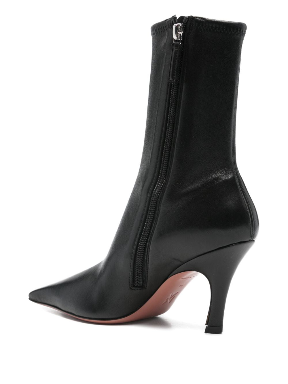 Amina Muaddi Women Jamie Leather Boots AMINA MUADDI