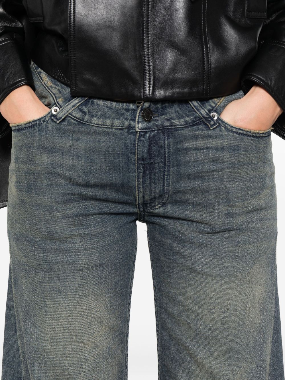 Balenciaga Women Denim Cotton Jeans BALENCIAGA