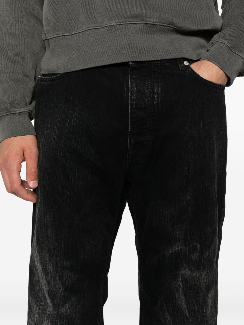 Balenciaga Men Distressed Denim Jeans BALENCIAGA