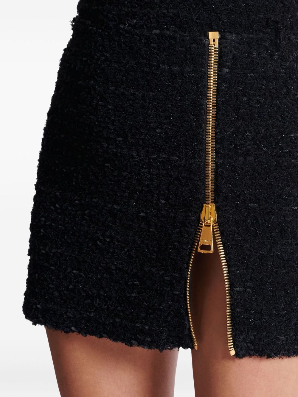 Balmain Women Tweed Mini Skirt