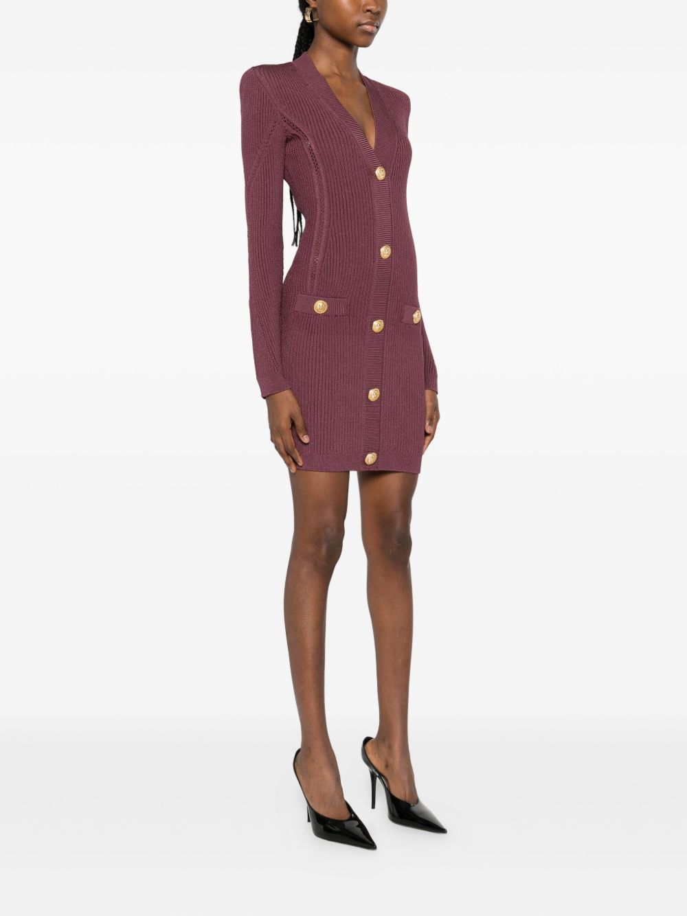 Balmain Women V-Necked Short Dress BALMAIN