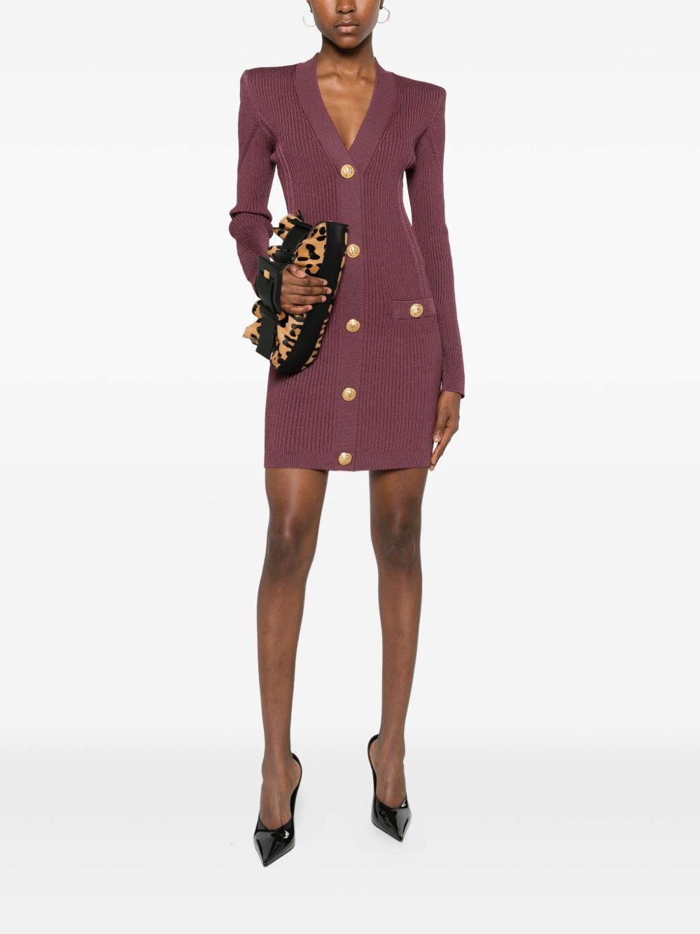 Balmain Women V-Necked Short Dress BALMAIN