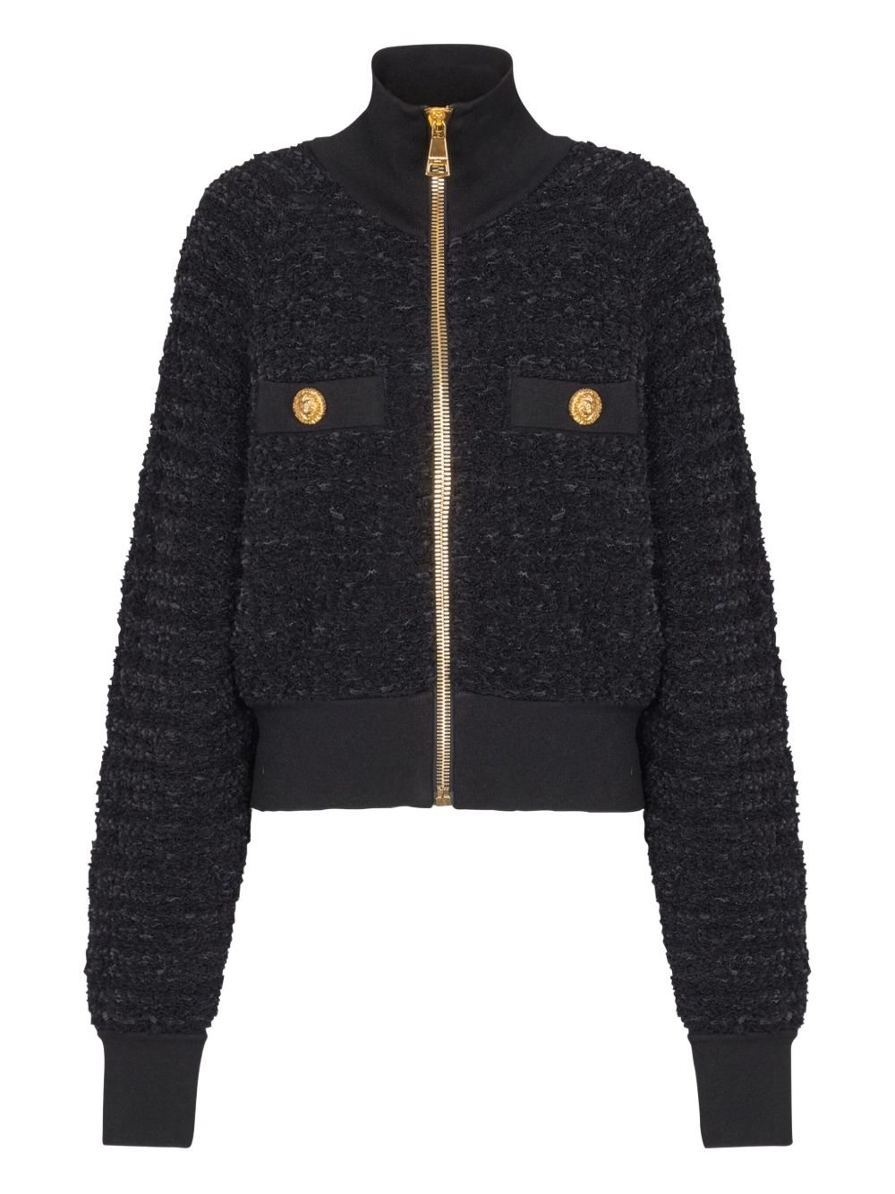 Balmain Women Zipper Bomber Jacket BALMAIN