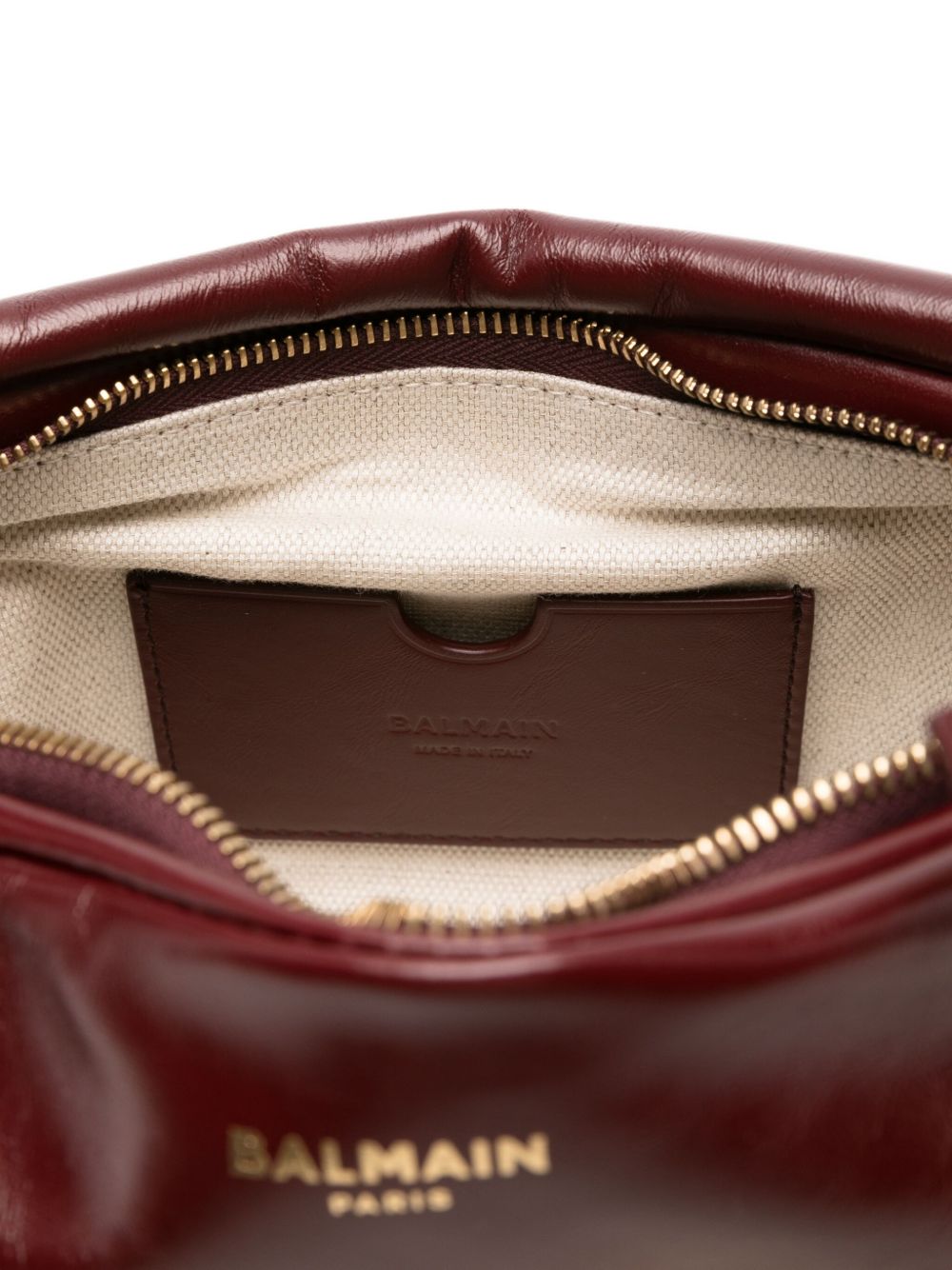 Balmain Women Sync Medium Leather Shoulder Bag