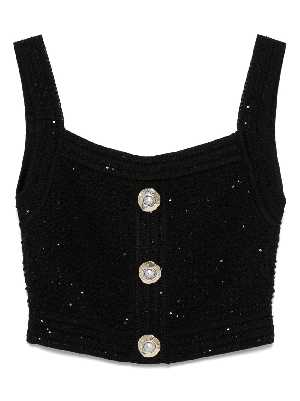 Balmain Women Tweed Top BALMAIN