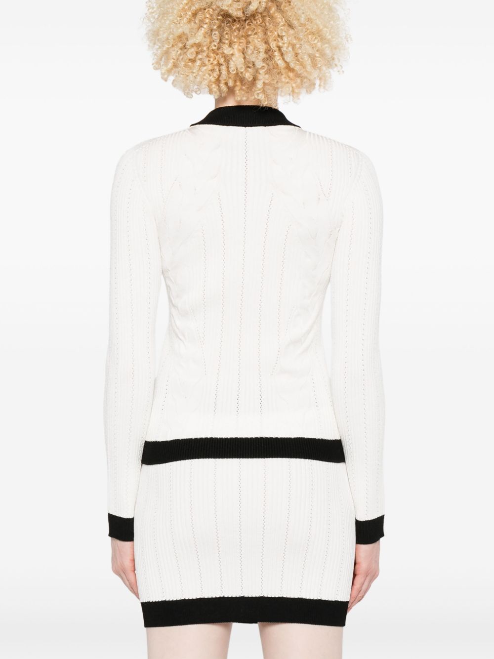 Balmain Women Knitted Crewneck Cardigan BALMAIN