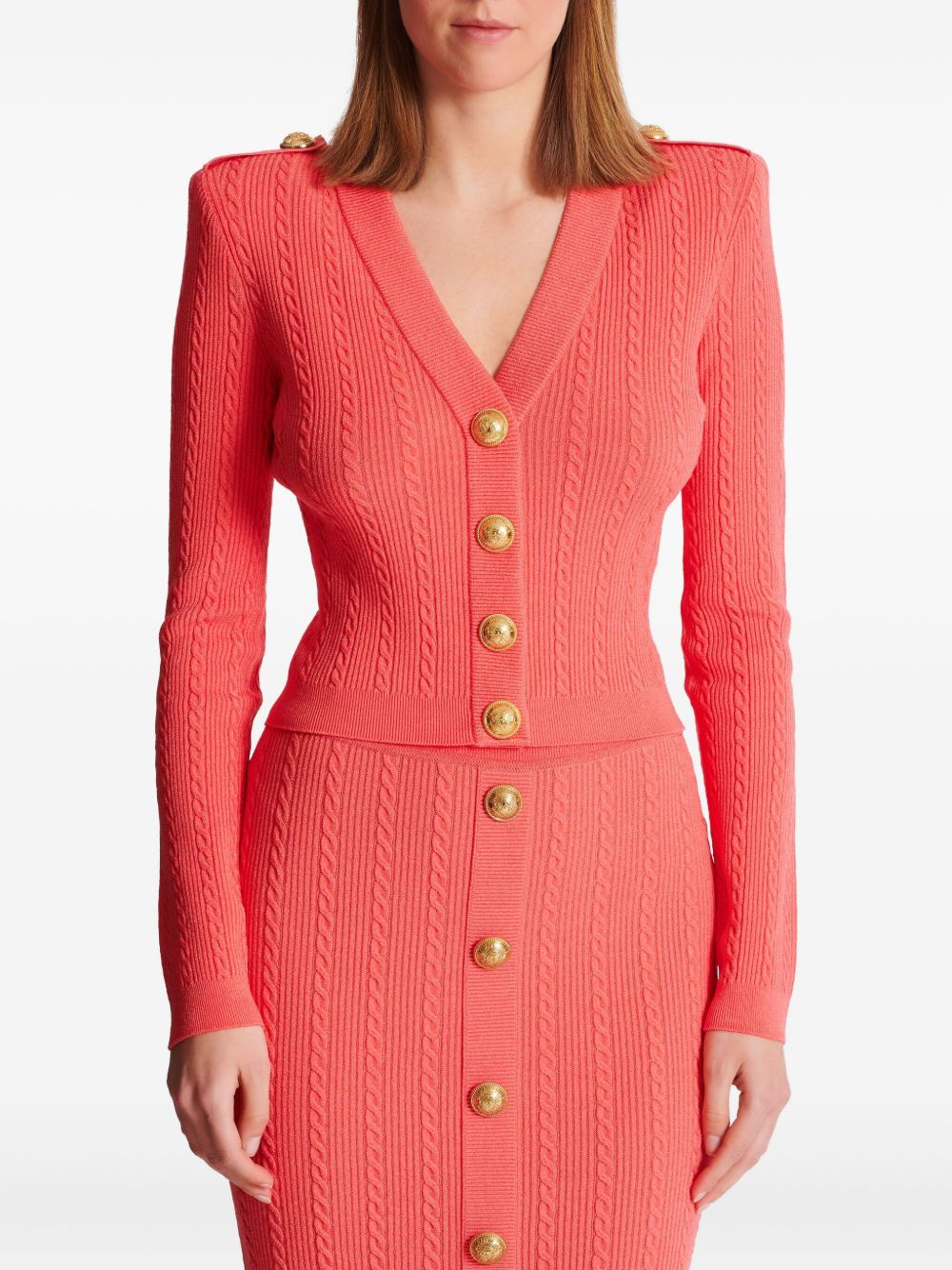 Balmain Women V-Necked Cardigan BALMAIN