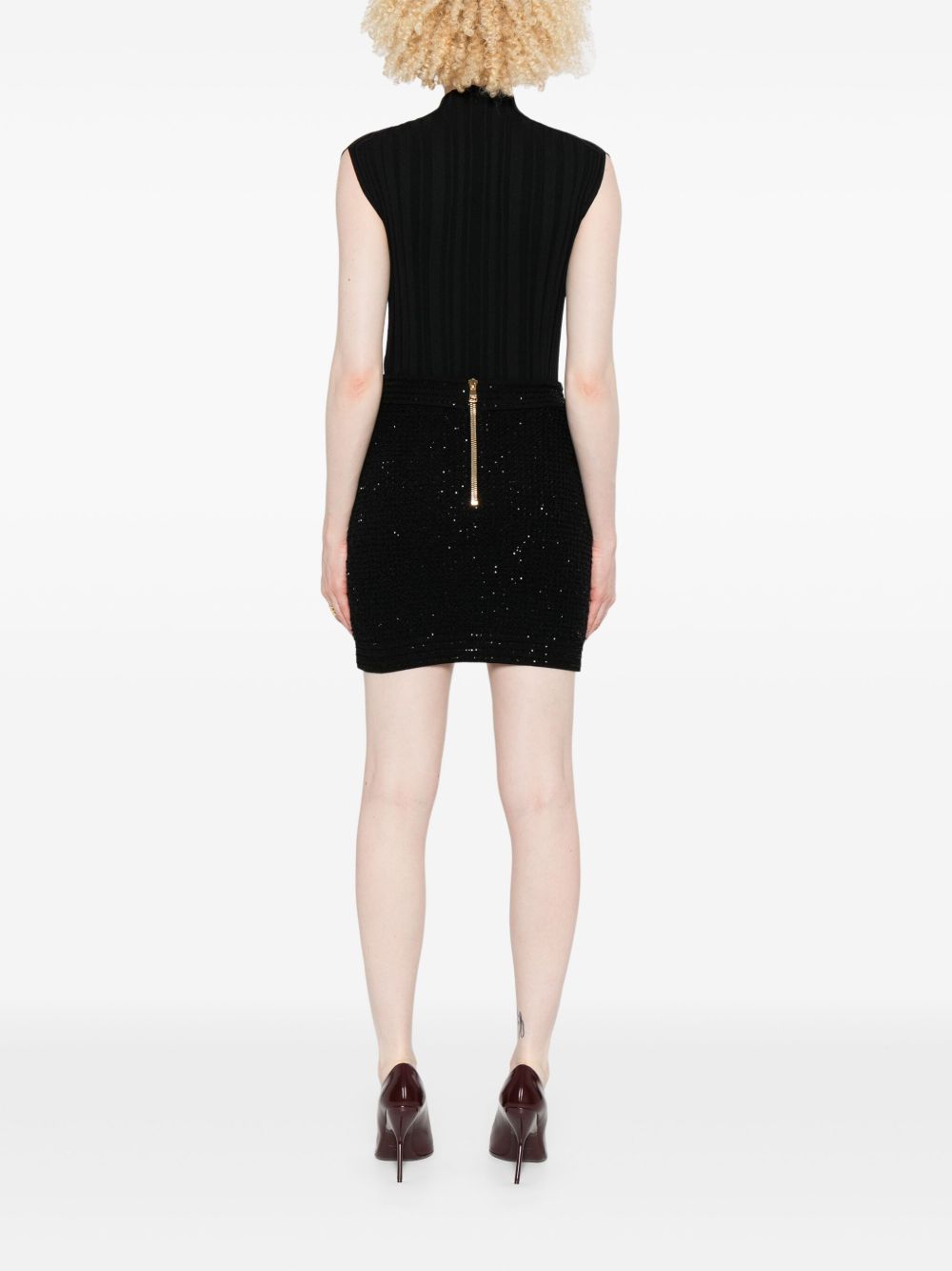 Balmain Women Tweed Mini Skirt BALMAIN