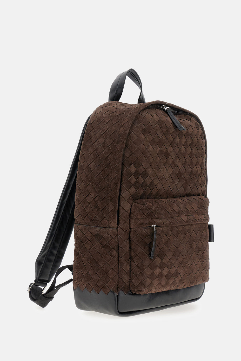 Bottega Veneta Men Intrecciato Backpack Suede BOTTEGA VENETA