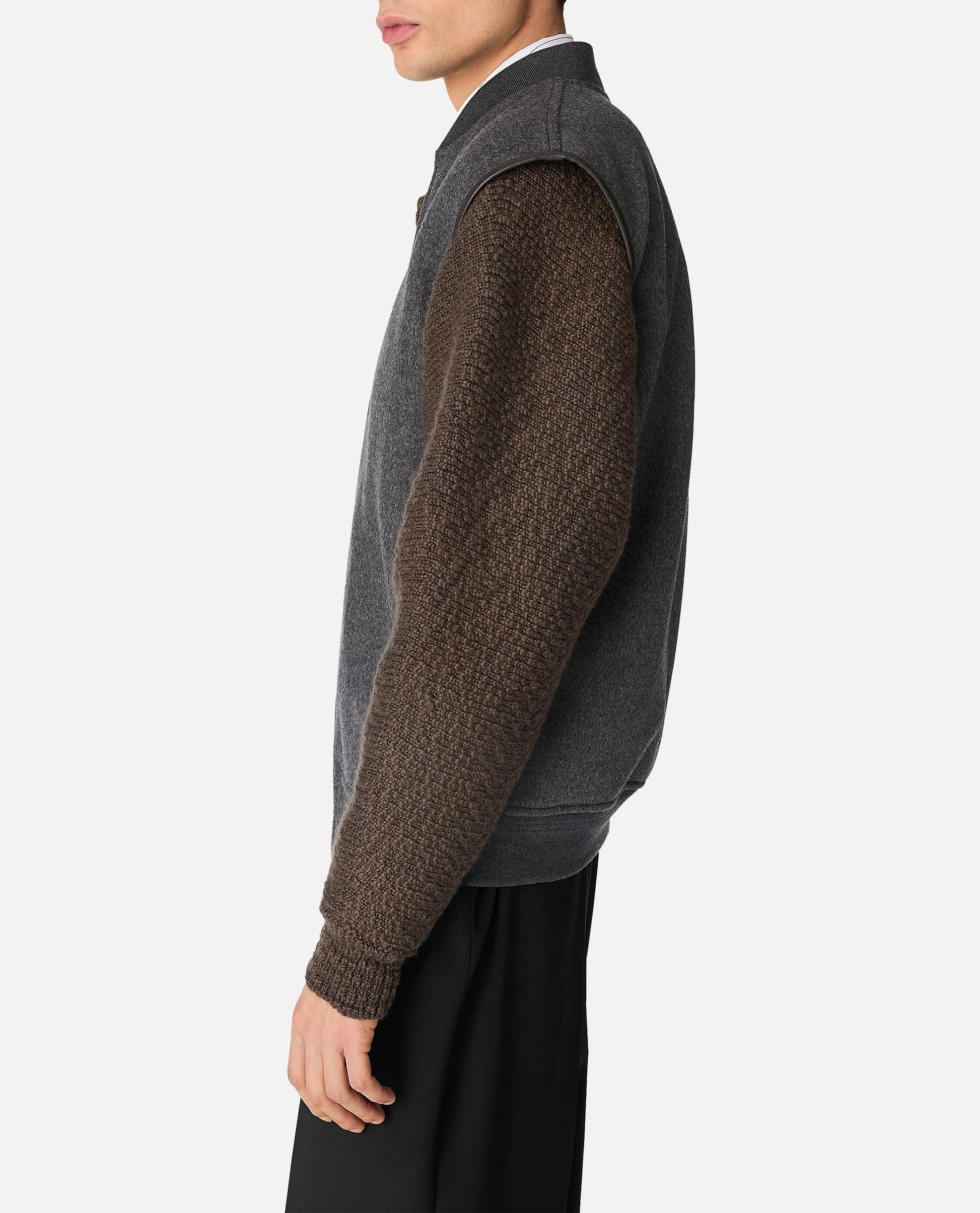 Bottega Veneta Men Double Face Wool Gilet BOTTEGA VENETA