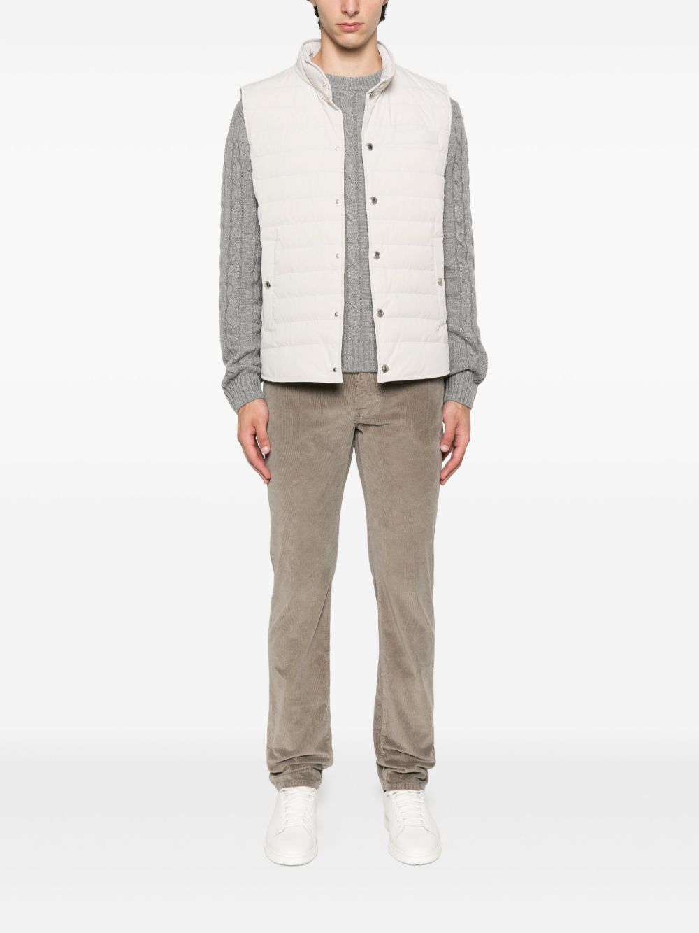 Brunello Cucinelli Men Nylon Down Vest BRUNELLO CUCINELLI