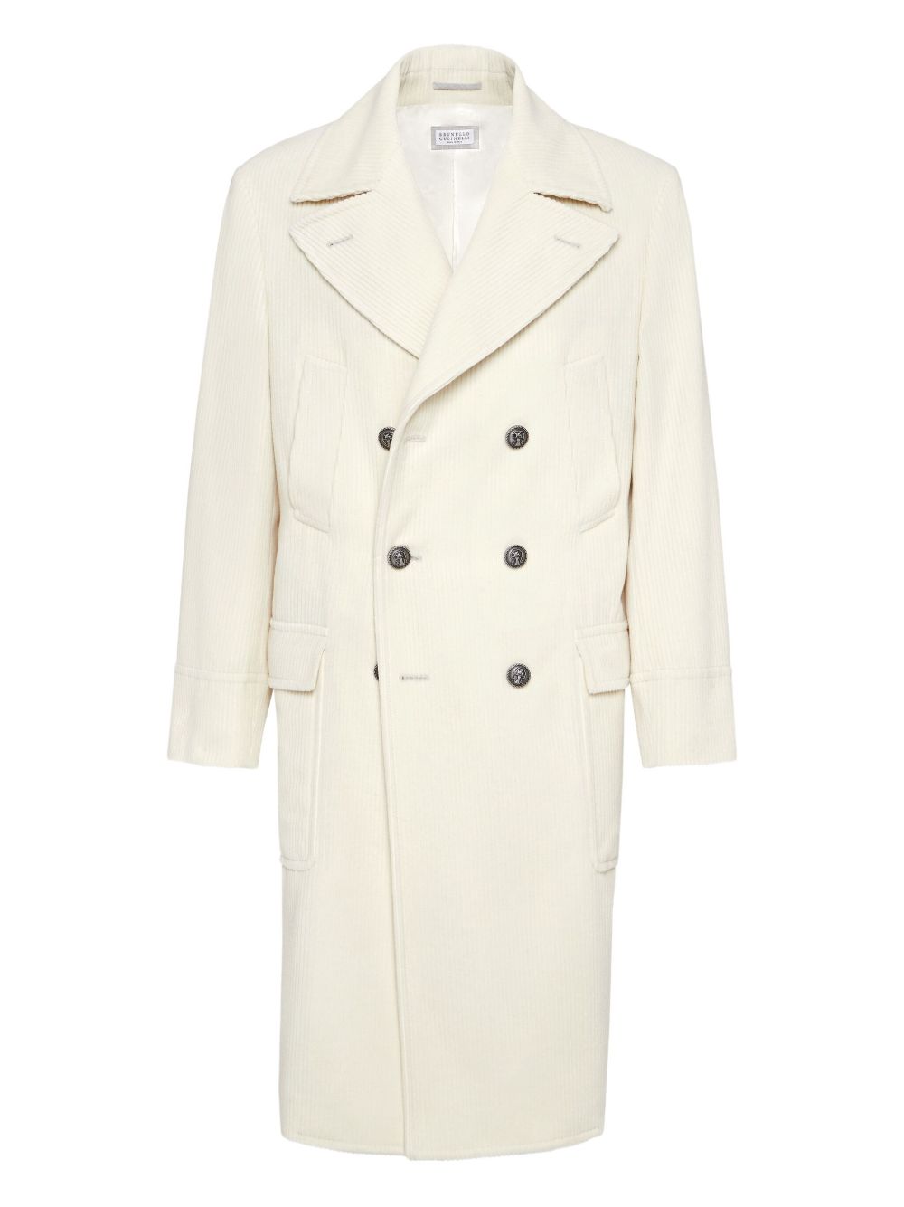 Brunello Cucinelli Men Cashmere Velvet Coat