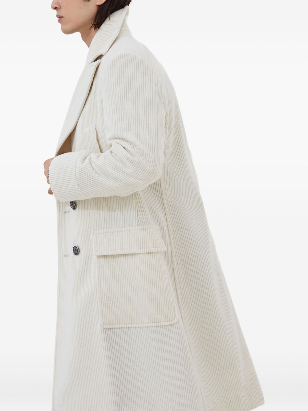 Brunello Cucinelli Men Cashmere Velvet Coat
