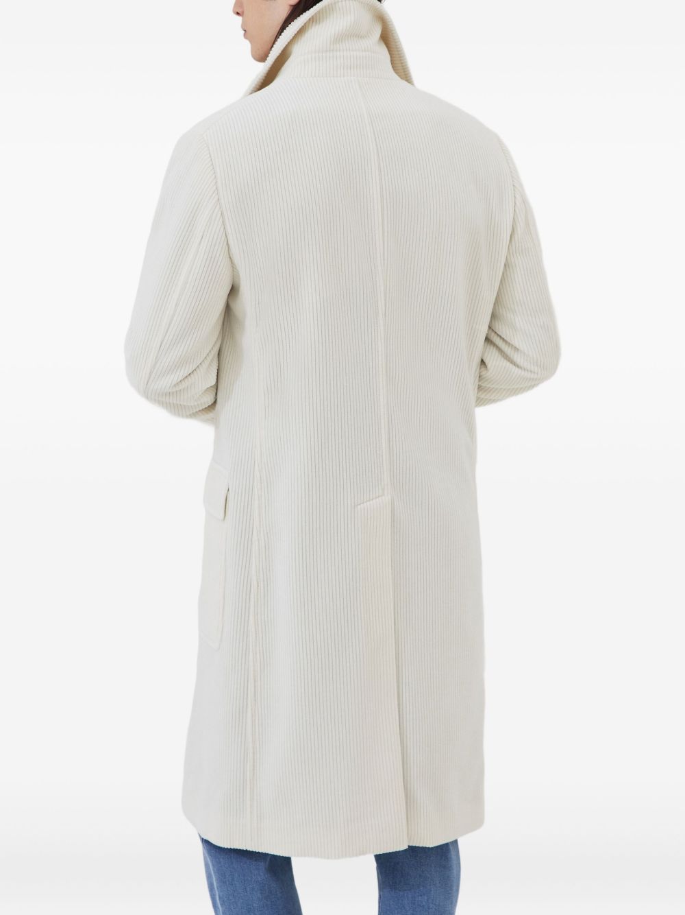 Brunello Cucinelli Men Cashmere Velvet Coat