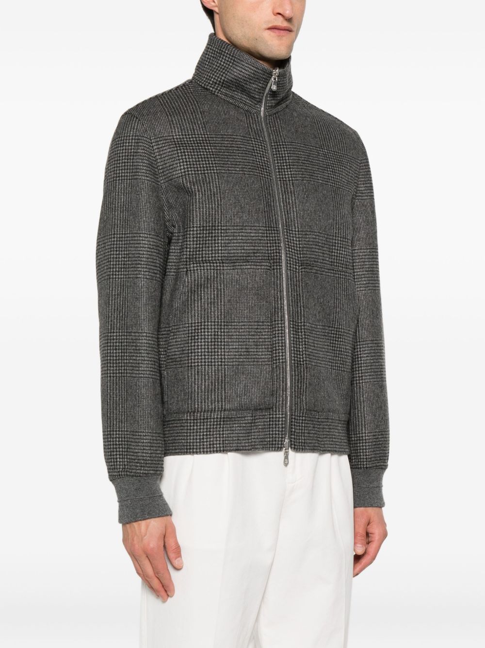 Brunello Cucinelli Men Cashmere Bomber Jacket BRUNELLO CUCINELLI