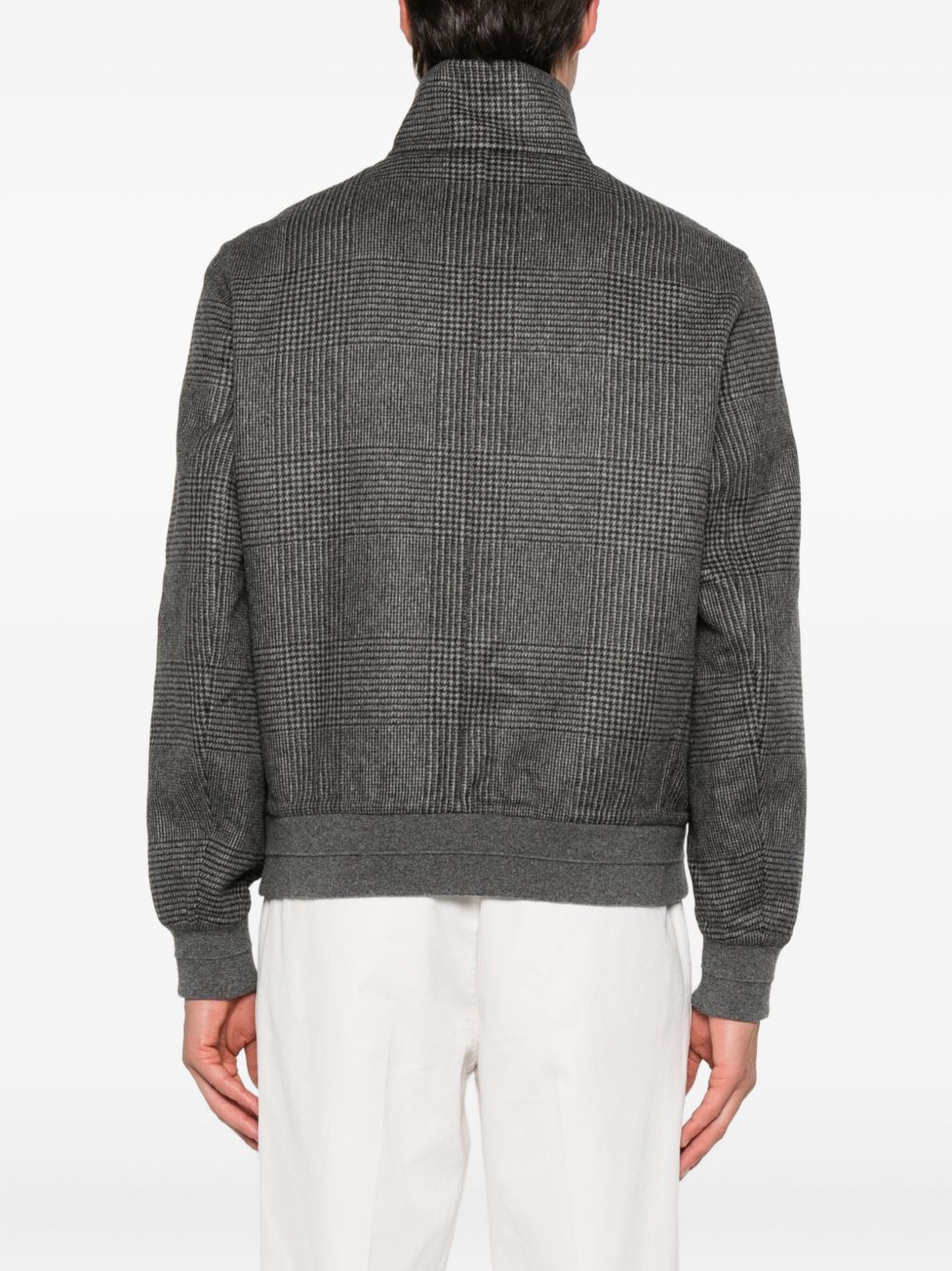 Brunello Cucinelli Men Cashmere Bomber Jacket BRUNELLO CUCINELLI