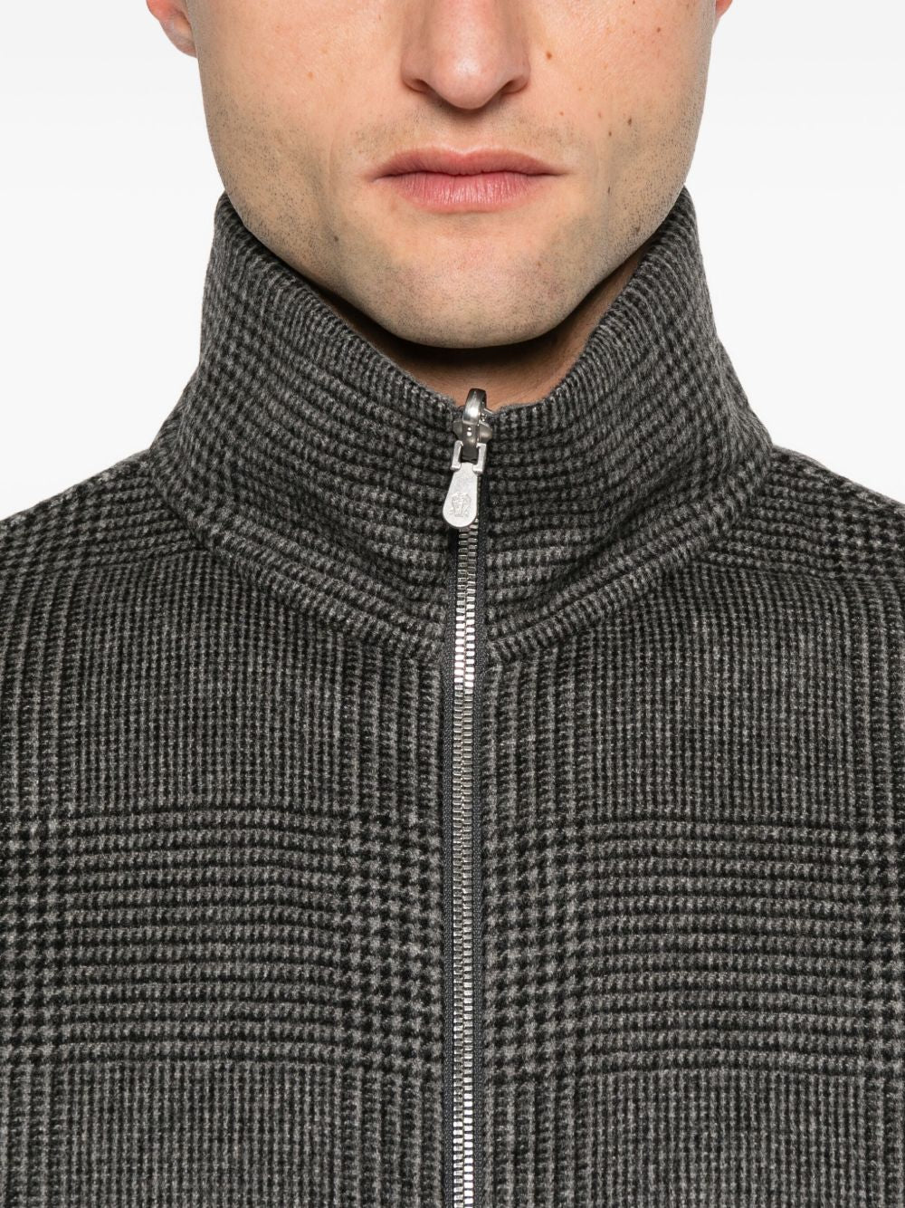 Brunello Cucinelli Men Cashmere Bomber Jacket BRUNELLO CUCINELLI