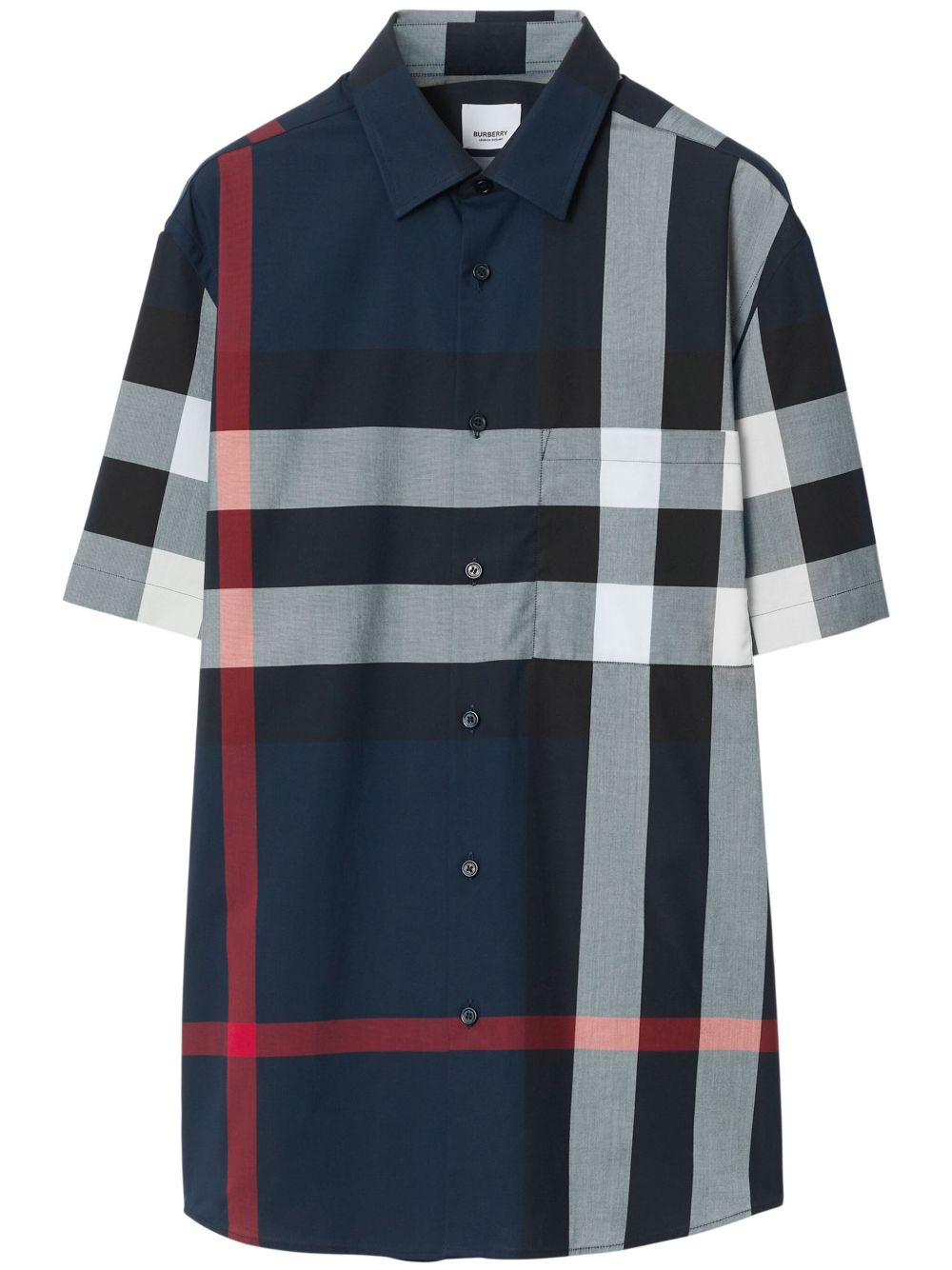 Burberry Men Check Cotton Shirt BURBERRY