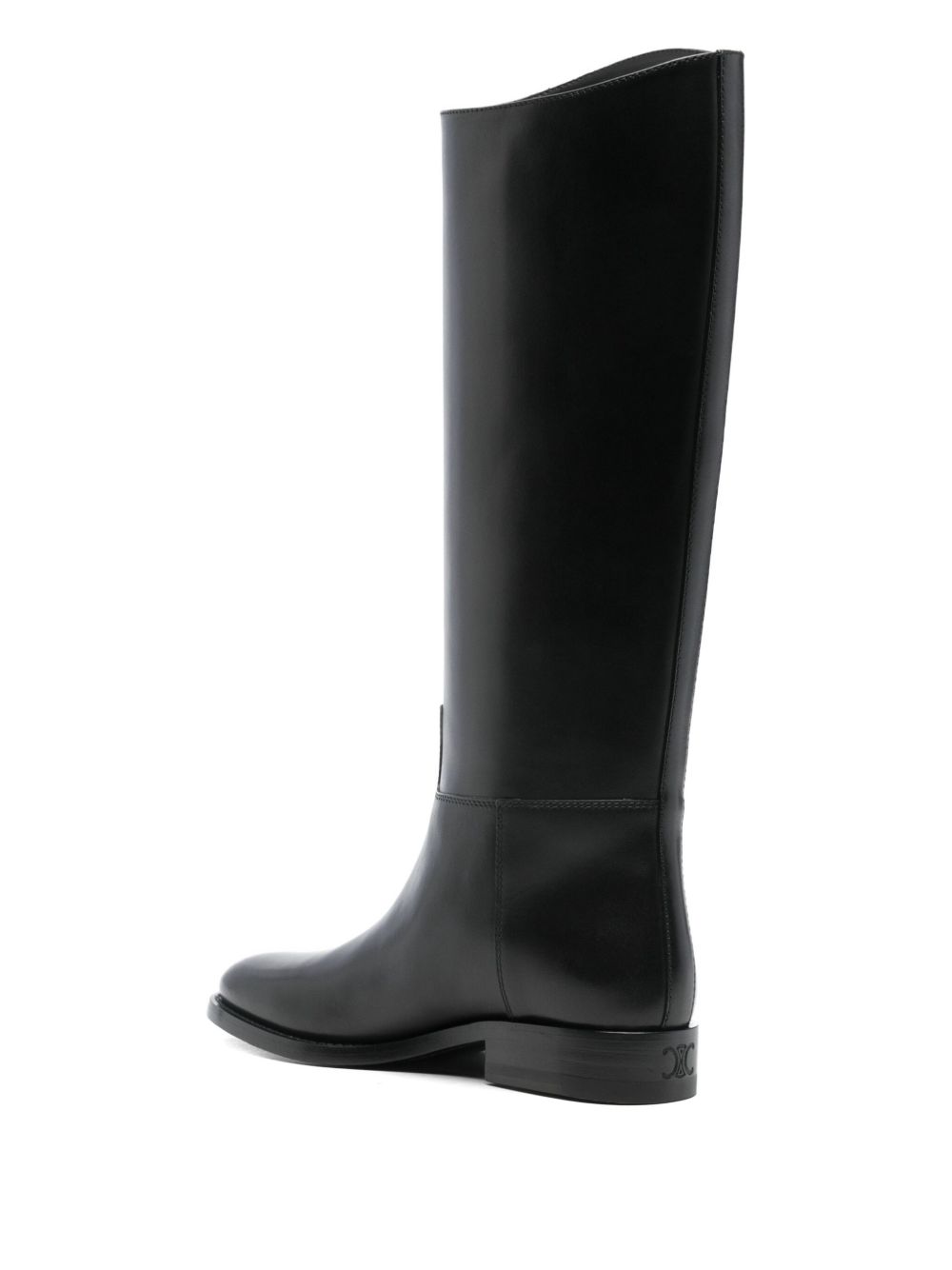 Celine Women Anais Leather Riding Boots