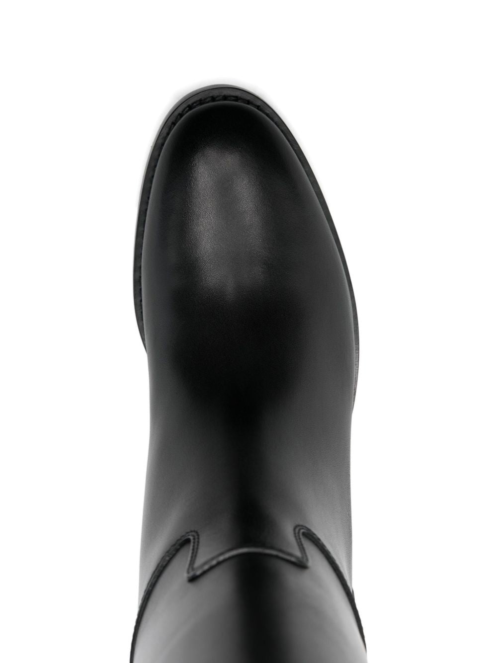 Celine Women Anais Leather Riding Boots