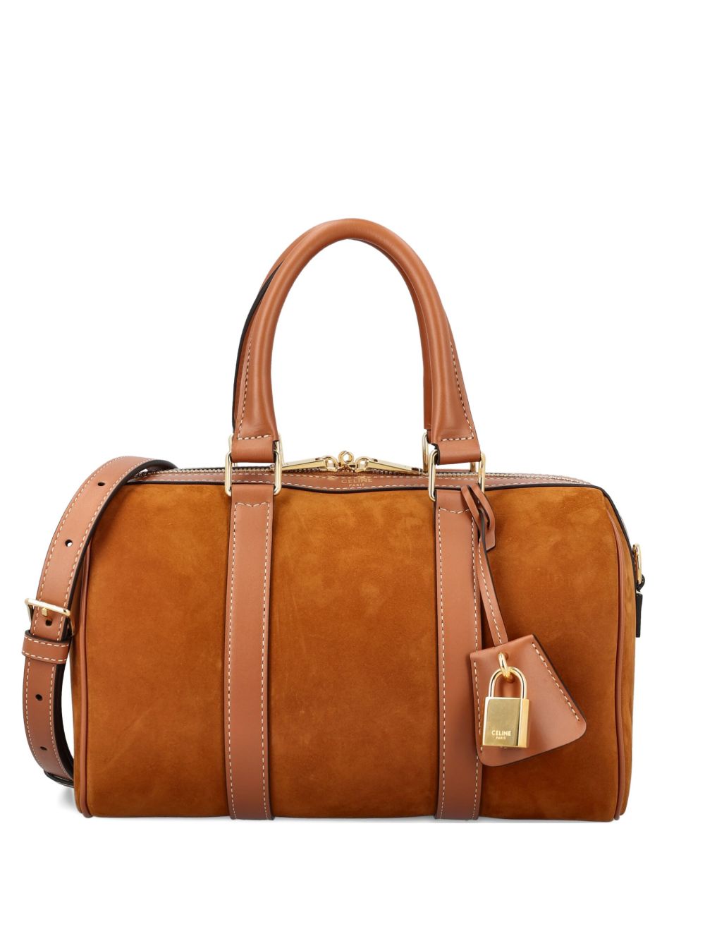 Celine Women Boston Medium Leather Handbag