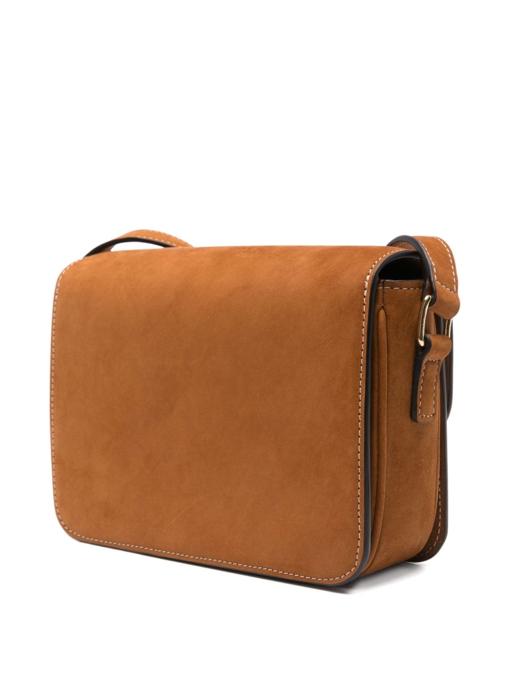 Celine Women Triomphe Teen Leather Crossbody Bag CELINE