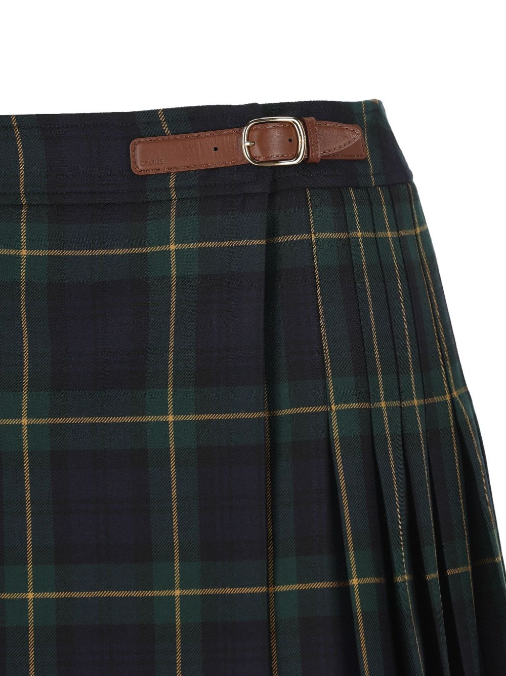 Celine Women Wool Mini Skirt
