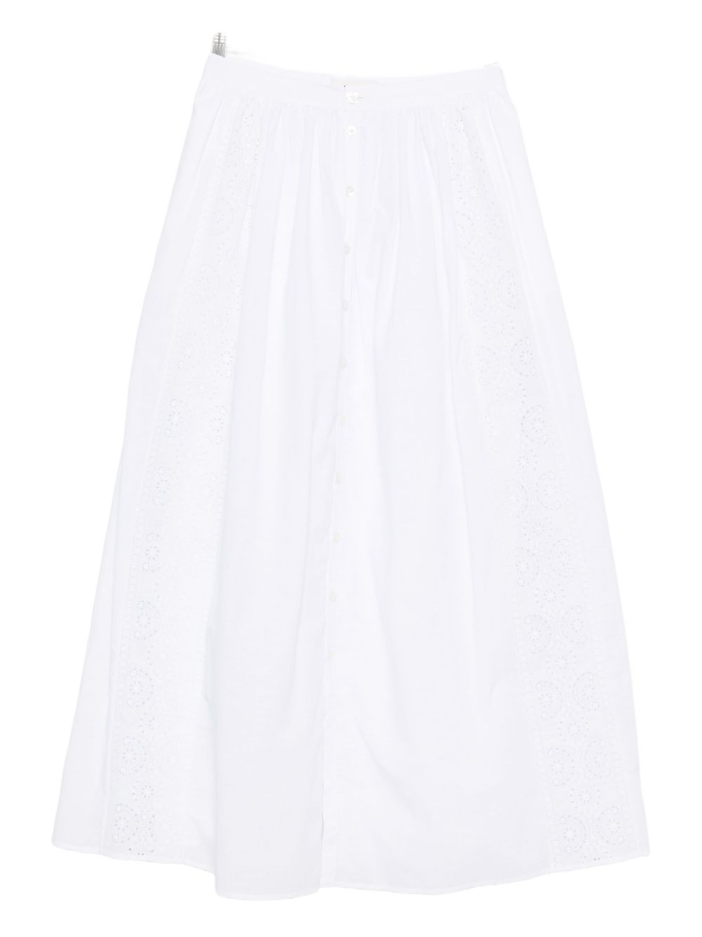 Celine Women Broderie Anglaise Midi Skirt CELINE