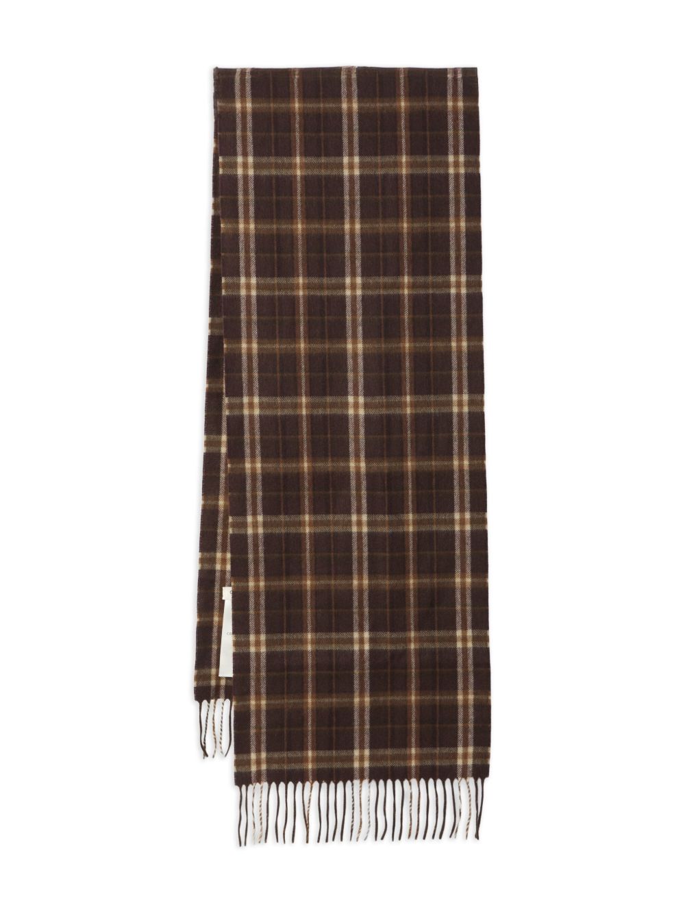 Celine Men Tartan Cashmere Scarf