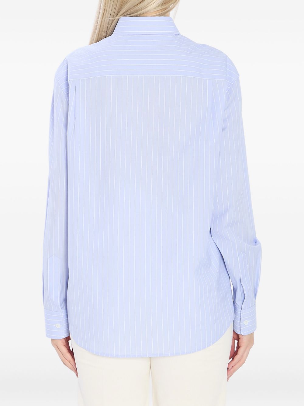 Celine Women Striped Cotton Shirt CELINE