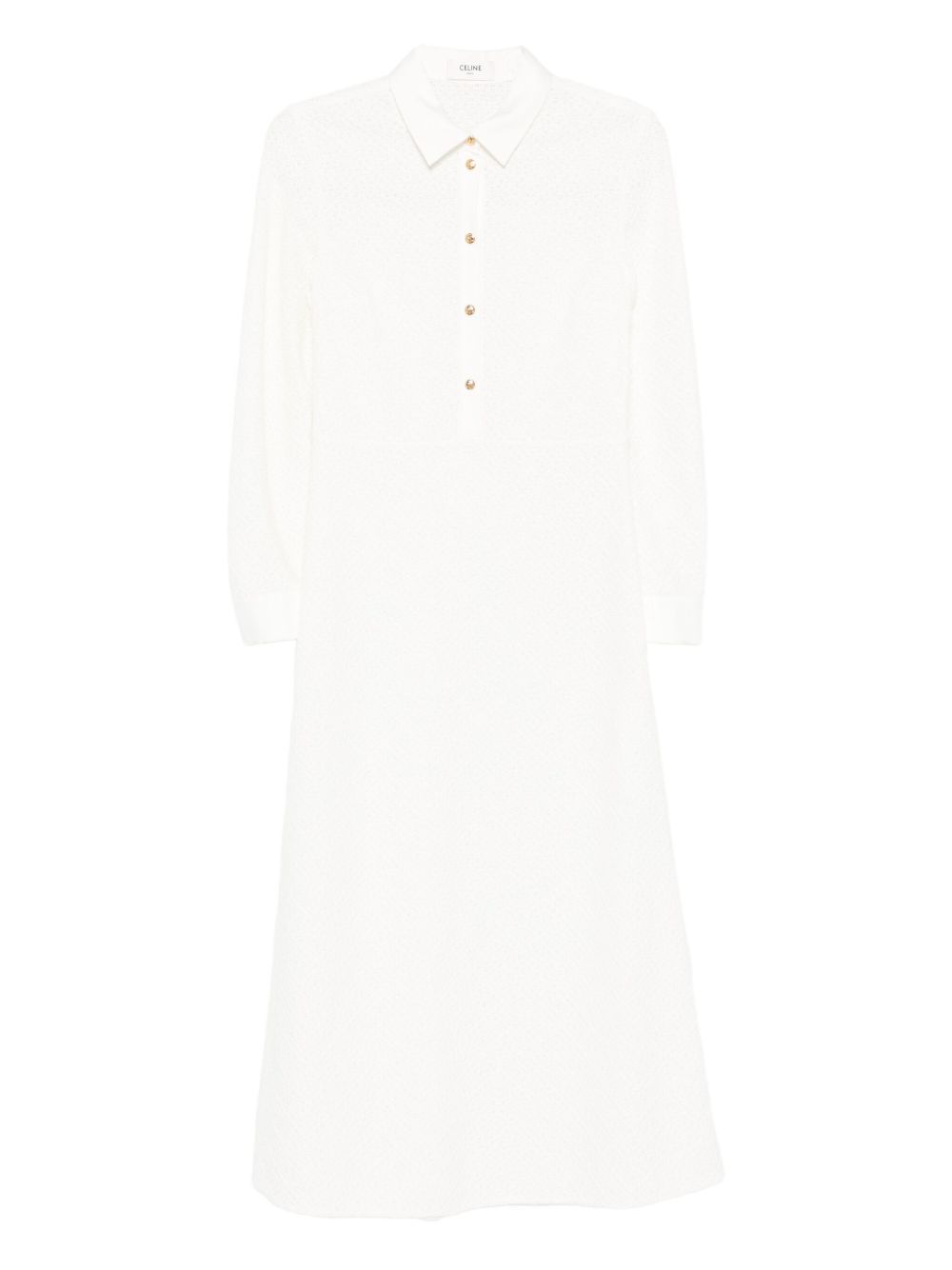 Celine Women Crochet Cotton Long Dress CELINE